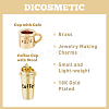 DICOSMETIC 12Pcs 2 Style Brass Charms KK-DC0002-41-4