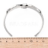 Viking 316 Surgical Stainless Steel Cuff Bangles BJEW-C142-15AS-5