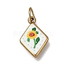 Double-sided Printed 304 Stainless Steel Pendants SA-CBA45D9-01C-1