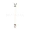 Alloy Bar Beadable Keychain for Jewelry Making DIY Crafts KEYC-A015-01P-1