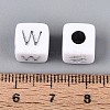 Opaque Acrylic Beads SACR-T035-03W-4