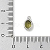 Brass Pave Cubic Zirconia Charms KK-CBA74BF-02P-02-3