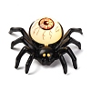 Halloween Resin Spider with Scary Eyeball LED Light Figurines Ornament AJEW-Z036-01A-2