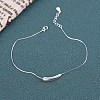 925 Thai Sterling Silver Anklets AJEW-BB60883-A-2