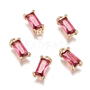 Transparent Glass Charms GLAA-T007-13F-1