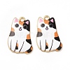 Alloy Enamel Pendants X-ENAM-M046-12G-A-2