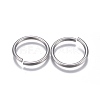 Tarnish Resistant 304 Stainless Steel Open Jump Rings STAS-P236-24P-3