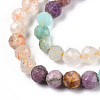 Natural & Synthetic Mixed Gemstone Beads Strands G-D080-A01-02-06-3