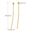 Brass Ball Head pins X1-KK-R020-06G-2