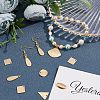 48Pcs 6 Style Brass Charms KK-FH0002-13-4