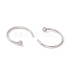 C-Shaped 304 Stainless Steel Ear Cuff Findings STAS-G266-17A-P-3