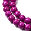 Synthetic Turquoise Beads Strands TURQ-G106-8mm-02O-3