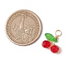 Cherry Glass Pendants PALLOY-JF03470-04-2