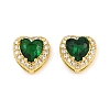 Brass Pave Cubic Zirconia Beads CU-CBA3D67-08G-12-1
