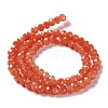 Baking Paint Imitation Jade Glass Bead Strands DGLA-A034-J4MM-A12-2