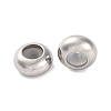 202 Stainless Steel Beads STAS-P238-10P-F-1