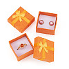 Square Paper Jewelry Ring Gift Boxes with Bowknot CON-TAC0010-80A-3