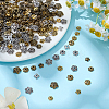 360Pcs 12 Styles Tibetan Style Alloy Flower Bead Caps TIBE-ME0001-07-4