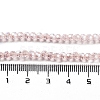 Electroplate Transparent Glass Beads Strands EGLA-A035-T3mm-A20-4