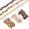 7.5 Yards 3 Colors  Braided Flat Faux Suede Cord LW-TA0001-04-2