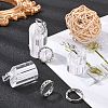 Jewelry Finger Rings Holders Organic Glass Ring Display Stand Sets RDIS-A002-01B-5