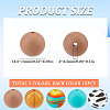 50Pcs 5 Styles Food Grade Eco-Friendly Silicone Beads SIL-SC0002-13-2
