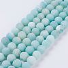 Natural Amazonite Beads Strands G-J376-19F-10mm-1