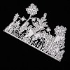 Flower Carbon Steel Cutting Dies Stencils DIY-A008-39-3