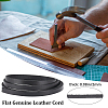 3Pcs Flat Leather Jewelry Cord WL-GF0001-16D-02-4