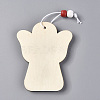 Snowflake & Heart & Angel Wooden Ornaments DIY-TAC0007-24-4