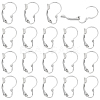 DICOSMETIC 20Pairs 304 Stainless Steel Leverback Earring Findings STAS-DC0007-32-1