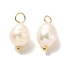 Natural Cultured Freshwater Pearl Pendants PALLOY-JF00942-01-2