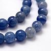 Dyed & Heated Natural Blue Aventurine Beads Strands G-F380-10mm-7