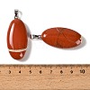 Natural Red Jasper Pendants GG-CBACB71-01P-13-3