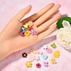 10 Style Opaque Resin Cabochons RESI-YW0001-12-6