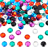 Olycraft 120Pcs 6 Colors Sew on Rhinestone ACRT-OC0001-01-1