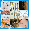 240Pcs 12 Colors Flat Back Glass Rhinestone Cabochons GLAA-GA0002-15-5