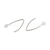 Tarnish Resistant 316 Stainless Steel Earrings Finding STAS-B025-01P-2
