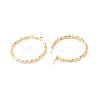 Brass Hoop Earrings KK-O144-23G-2