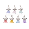 Glass Pearl Pendants PALLOY-JF03655-02-1