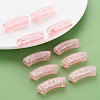 Transparent Crackle Acrylic Beads CACR-S009-001B-N26-7