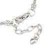 Brass European Style Bracelets for Jewelry Making KK-R031-06-3