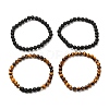 Aromatherapy Essential Oil Diffuser Stretch Bracelets Set for Girl Women BJEW-JB06736-02-1