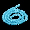 Transparent Glass Beads Strands EGLA-A034-T4mm-MD08-4