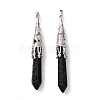 Natural Lava Rock Big Pointed Pendants G-G797-05P-12-2