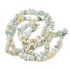 Natural Flower Amazonite Chips Beads Strands X-G-M205-12B-8