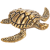2Pcs Brass Turtle Display Decorations AJEW-SP0004-98-8