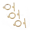 Tibetan Style Toggle Clasps TIBE-A12208-G-NR-2