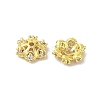 Rack Plating Brass Beads Caps KK-B088-05A-G-2