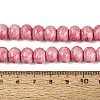 Opaque Baking Paint Glass Beads Strands GLAA-Q110-03A-03-4